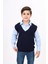Erkek Çocuk Süveterli Okul Gömlek 2