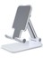 Masaüstü Telefon ve Tablet Tutucu Stand 2 Kademeli Uzunluk Ayarlı Silikon Pedli Kaydırmaz Taban 4