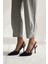 Camellia Siyah Deri Stiletto 2