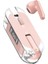 TM50 Yarım Kulak Düşük Gecikmeli Tws Kulaklık Dijital Ekranlı Spor Bluetooth Kulaklık - Pembe (Yurt Dışından) 1
