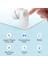YD06 Kulak Içi Kulaklık Kablosuz Bluetooth Kulaklık Dokunmatik Kontrollü Kulaklık - Beyaz (Yurt Dışından) 3