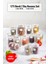 12'li Barok Yuvarlak 2 Boy Kavanoz Seti & Saklama Kabı & Erzak Kabı (6 Adet 500 Ml, 6 Adet 250 Ml) 1