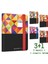 Pyramid Notes 17X24 cm Iplik Dikişli Sert Kapak 3+1(3 Kareli+1 Çizgili Bölüm) 120 Yaprak Defter 1