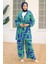 Bengül Kimono Pantolon Ikili Takım 1111 - Yeşil 1