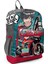 Kids Gri Nefti Anime Motorsiklet Desenli Okul Sırt Çantası T23759 1
