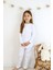 Kız-Erkek () Çocuk Interlok Kumaş Orta Kalınlıkta Pamuklu Pijama Takımı 3