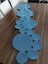 Indigo Mavi Runner / Masa / Salon Sehpa Örtüsü (140 x 35) 4