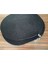 6 Adet Siyah Renk Oval Supla / Amerikan Servis (30 x 40) 3