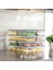 9'lu Buzdolabı Düzenleyici Buzluk ve Mikrodalga Saklama Kabı Fresh Box 1x 2400-4X1170-4X600 ml 1