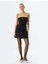 Straplez Elbise Mini Boy Slim Fit Asimetrik Kesim 3