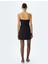 Straplez Elbise Mini Boy Slim Fit Asimetrik Kesim 4
