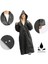 10 Adet Outdoor Yağmurluk Vıp Unısex Raın Coat 1.kalite Şapkalı Çıtçıtlı Yağmurluk Siyah Yağmurluk 2