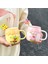Kapaklı ve Kaşıklı Seramik Kupa Mug (Yurt Dışından) 3
