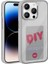 Apple iPhone 14 Pro Max Kılıf Ekranı Yansıtan Zore Akıllı Nfc Kapak-Gri 1