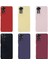Cepte Aksesuar Xiaomi Redmi Note 11 Global Kılıf Zore Premier Silikon Kapak-Mürdüm 2