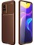 Cepte Aksesuar Vivo V21 Kılıf Zore Negro Silikon Kapak-Kahverengi 1