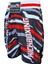 DragonDo KB242 Kick Boks Şortu Kick Boxing Antrenman Şortu Dijital Baskılı Desenli Şort 3
