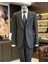İtalyan Stil Slim Fit Çizgili Ceket Yelek Pantolon Takım Elbise Antrasit T11816 3