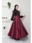 Pul Detaylı Saten Abiye 2537 1