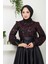 Pul Detaylı Saten Abiye 2537 3