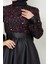 Pul Detaylı Saten Abiye 2537 4