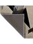 Shape Koleksiyonu Siyah Tonlarda Geometrik Bej Sarı Detaylı Dokuma Taban Modern Dekoratif Halı 48 5