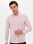 Erkek Pembe Slim Fit Uzun Kollu Gömlek 50265484-VR041 2