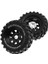 93MM Metal 1.9 Inç Beadlock Jant Lastik Lastik Seti 1/10 Rc Paletli Araba Traxxas, Üçgen Delik 12MM Adaptör, Beyaz (Yurt Dışından) 5