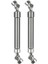 2 Adet Metal Cvd Tahrik Mili 110-160MM 1/10 Rc Kaya Paleti Eksenel SCX10 90046 Traxxas Trx4, Titanyum (Yurt Dışından) 5