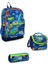 Kids Saks Mavi Grafiti Desenli 3’lü Okul Çanta Seti 3SET23767 1