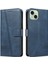 Kredi Kartı Yuvası Preslenmiş Pu Deri Kılıf ile IPhone 15 Artı Için Filp Durumda (Yurt Dışından) 1