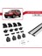 Jeep Grand Cherokee (Wk2) 2011-2022 ile Uyumlu Ace-2 Ara Atkı Tavan Barı Gri 5
