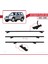 Mitsubishi Pajero (V60) 3 Kapı 1999-2006 Arası ile Uyumlu Basıc Model Ara Atkı Tavan Barı Siyah 5