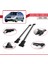 Skoda Fabia 1 Combi (6y) 2000-2006 Arası ile Uyumlu Fly Model Ara Atkı Tavan Barı Gri 2 Adet 3