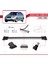 Skoda Fabia 1 Combi (6y) 2000-2006 Arası ile Uyumlu Fly Model Ara Atkı Tavan Barı Gri 2 Adet 4
