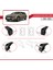 Volkswagen Passat Alltrack (B8) 2015-2023 Arası ile Uyumlu Ace-2 Ara Atkı Tavan Barı Siyah 5