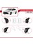 Toyota Corolla Touring/estate (E210) 2019 ve Sonrası ile Uyumlu Ace-2 Ara Atkı Tavan Barı Gri 2 Adet 5