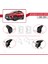 Mitsubishi Eclipse Cross (Gk) 2018 ve Sonrası ile Uyumlu Ace-2 Ara Atkı Tavan Barı Gri 4