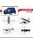 Fiat Panda Cross 2014 ve Sonrası ile Uyumlu Basıc Model Ara Atkı Tavan Barı Gri 5