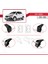 Opel - Vauxhall Mokka 2013-2019 ile Uyumlu Ace-2 Ara Atkı Tavan Barı Siyah 5