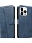 IPhone 14 Için Filp Durumda Pro Max Kredi Kartı Yuvası ile Preslenmiş Pu Deri (Yurt Dışından) 4