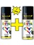 2 Adet Parlak Siyah Sprey Boya 200ml. 1