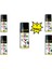 5 Adet Parlak Siyah Sprey Boya 200ml. 1