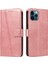 IPhone 12 Için Filp Durumda Pro Max Ayrılabilir Siyah Bilezik ile Preslenmiş Pu (Yurt Dışından) 1