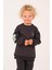 Erkek Çocuk Cep Detaylı Sweatshirt - Siyah 3