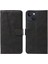 IPhone 14 Için Filp Durumda Preslenmiş Pu Deri Ayrılabilir Siyah Bilezik ile (Yurt Dışından) 5