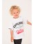 Erkek Çocuk Baskılı T-Shirt - Beyaz 1