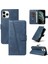 Kredi Kartı Yuvası ile IPhone 11 Pro Için Filp Durumda Ayrılabilir Siyah Preslenmiş (Yurt Dışından) 5