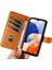 Samsung Galaxy A24 4g Için Filp Durumda Ayrılabilir Siyah Bilezik Preslenmiş Pu (Yurt Dışından) 5