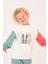 Erkek Çocuk Renkli Baskı Nakış Detaylı Sweatshirt - Mint 2